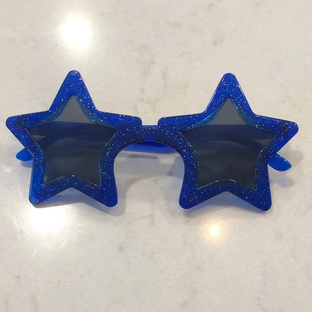 Star-Shaped Blue Sunglasses